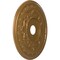 Ekena Millwork Baltimore PVC Ceiling Medallion (Canopies up to 7 3/4"), 22"OD x 3 1/2"ID x 1"P, Metallic Gold Rush CMP22BACGH - alternate 3